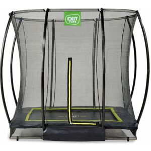 EXIT TOYS Exit Silhouette ground trampoline 153x214cm with safety net - black