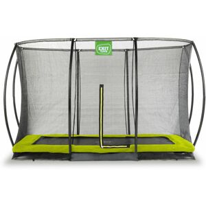 EXIT TOYS Exit Silhouette ground trampoline 214x305cm with safety net - green