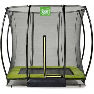 EXIT TOYS Exit Silhouette ground trampoline 153x214cm with safety net - green