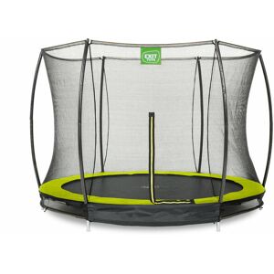 EXIT TOYS Exit Silhouette ground trampoline ø305cm with safety net - green