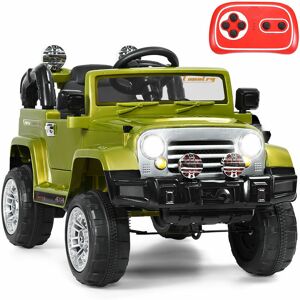 COSTWAY Kids Ride on Car 12V Battery Powered Electric Jeep with 2.4G Remote Control