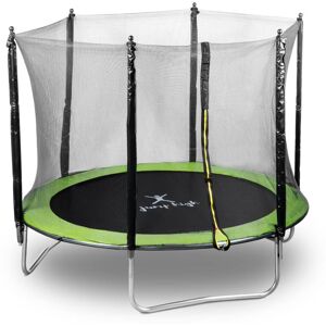 UNIPRODO Large Outdoor Trampoline Net Padding Round Garden Trampoline Ø244cm