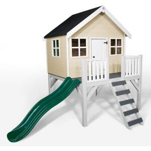 Painted Felix Wooden Playhouse in Oyster White - Little Rascals