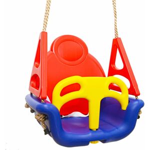 LittleTom 3-in-1 garden Swing 49x48x34cm little children 6-72 months Blue-Red - bunt