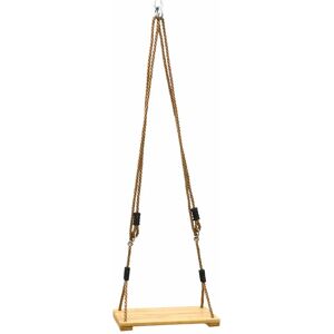 Littletom - Swing for children 38x20cm simple rustic with rectangular Wooden board