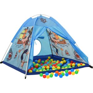 BERKFIELD HOME Mayfair Children Play Tent with 250 Balls Blue 120x120x90 cm