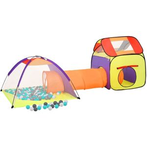 BERKFIELD HOME Mayfair Children Play Tent with 250 Balls Multicolour 338x123x111 cm