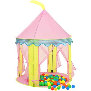 BERKFIELD HOME Mayfair Children Play Tent with 250 Balls Pink 100x100x127 cm