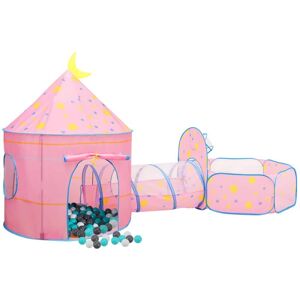 BERKFIELD HOME Mayfair Children Play Tent with 250 Balls Pink 301x120x128 cm