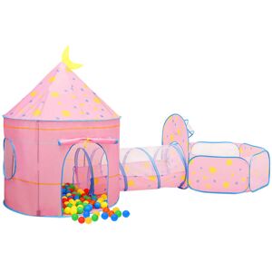 BERKFIELD HOME Mayfair Children Play Tent with 250 Balls Pink 301x120x128 cm