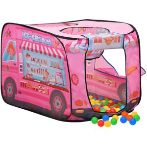 BERKFIELD HOME Mayfair Children Play Tent with 250 Balls Pink 70x112x70 cm