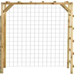 BERKFIELD HOME Mayfair Cimbing Frame with Football Goal 170x60x170 cm Impregnated Pinewood