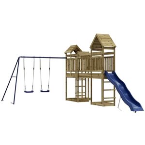 BERKFIELD HOME Mayfair Outdoor Playset Impregnated Wood Pine