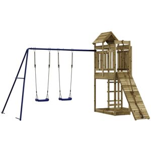 BERKFIELD HOME Mayfair Outdoor Playset Impregnated Wood Pine