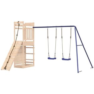 BERKFIELD HOME Mayfair Outdoor Playset Solid Wood Pine