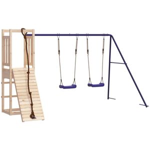 BERKFIELD HOME Mayfair Outdoor Playset Solid Wood Pine