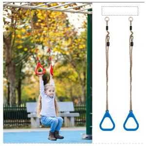 Multi-function swing, trapeze with plastic rings, random color Denuotop