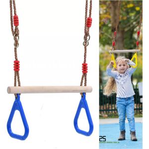 Multifunction swing, trapeze rings for outdoor use, Swings on a single bar-DENUOTOP