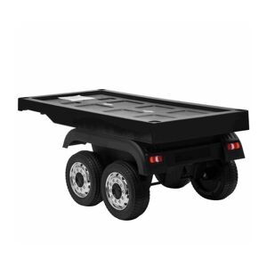 OUTDOOR TOYS OutdoorToys Licensed Actros 12V Ride On Lorry Trailer - Black - Black