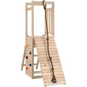 Outdoor Playset Solid Wood Pine Vidaxl Brown