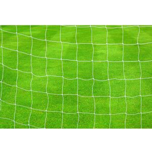 Football Goal Nets 2.5mm Knotted (Pair) White 24' x 8' - White - Precision