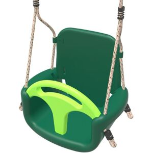 3 in 1 Baby Toddler Children's Growable Swing Seat - Green - Green - Rebo