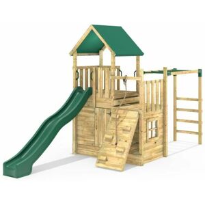 Modular Wooden Climbing Frame Adventure Playset - M10 - Rebo