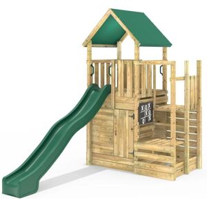 Modular Wooden Climbing Frame Adventure Playset - M11 Stepup Plus Den - Rebo