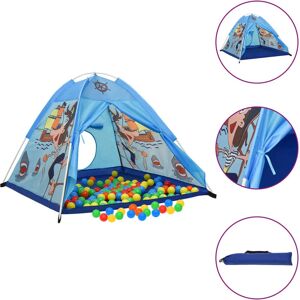 BERKFIELD HOME Royalton Children Play Tent with 250 Balls Blue 120x120x90 cm