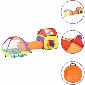 BERKFIELD HOME Royalton Children Play Tent with 250 Balls Multicolour 338x123x111 cm