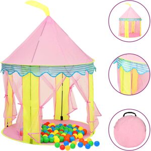 BERKFIELD HOME Royalton Children Play Tent with 250 Balls Pink 100x100x127 cm