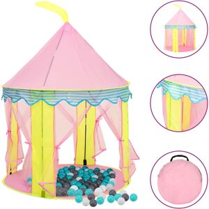 BERKFIELD HOME Royalton Children Play Tent with 250 Balls Pink 100x100x127 cm