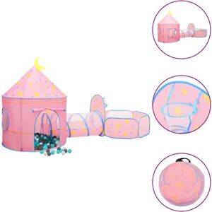 BERKFIELD HOME Royalton Children Play Tent with 250 Balls Pink 301x120x128 cm