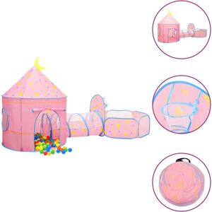 BERKFIELD HOME Royalton Children Play Tent with 250 Balls Pink 301x120x128 cm