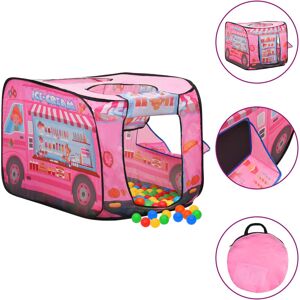 BERKFIELD HOME Royalton Children Play Tent with 250 Balls Pink 70x112x70 cm