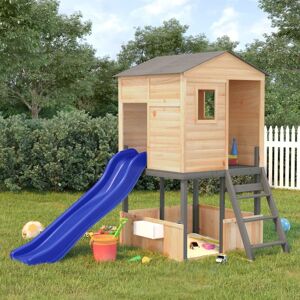 BERKFIELD HOME Royalton Outdoor Playset Solid Wood Fir