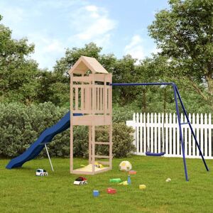 BERKFIELD HOME Royalton Outdoor Playset Solid Wood Pine