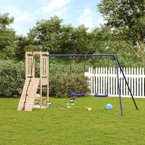 BERKFIELD HOME Royalton Outdoor Playset Solid Wood Pine