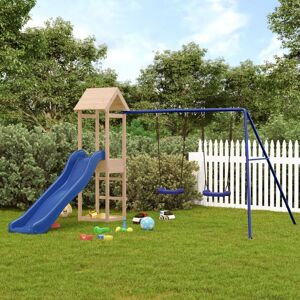 BERKFIELD HOME Royalton Outdoor Playset Solid Wood Pine