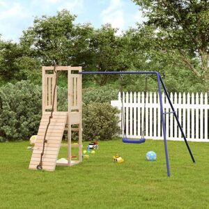 BERKFIELD HOME Royalton Outdoor Playset Solid Wood Pine