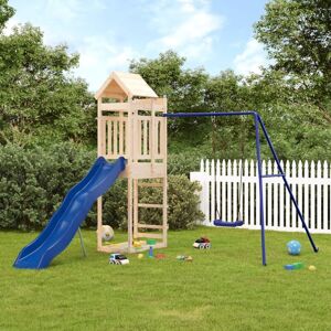 BERKFIELD HOME Royalton Outdoor Playset Solid Wood Pine