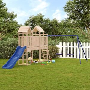 BERKFIELD HOME Royalton Outdoor Playset Solid Wood Pine