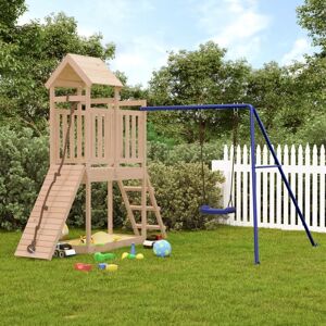 BERKFIELD HOME Royalton Outdoor Playset Solid Wood Pine