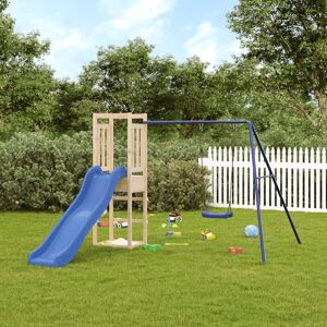 BERKFIELD HOME Royalton Outdoor Playset Solid Wood Pine