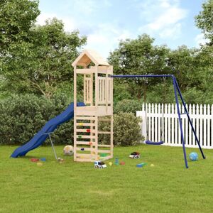 BERKFIELD HOME Royalton Outdoor Playset Solid Wood Pine