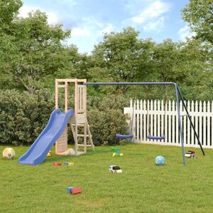 BERKFIELD HOME Royalton Outdoor Playset Solid Wood Pine