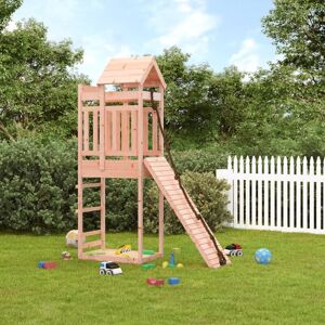 BERKFIELD HOME Royalton Playhouse with Climbing Wall Solid Wood Douglas