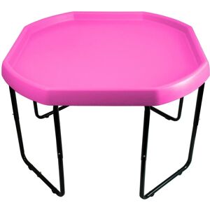 Junior Plastic Sand Pit Toys Large 100cm Mixing Play Tray with 3 Tier Height Adjustable Stand - dark pink - Pink - Simpa