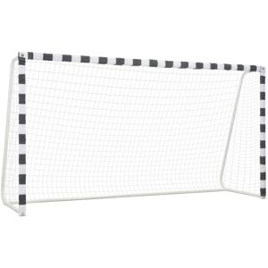 SWEIKO Soccer Goal 300x160x90 cm Metal Black and White VDTD32902