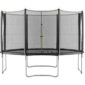 12ft Trampoline & Enclosure Black - Velocity